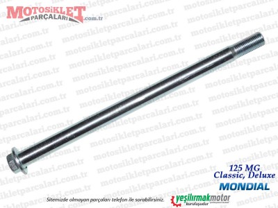 Mondial 125 MG Classic, Deluxe Arka Teker Jant Mili