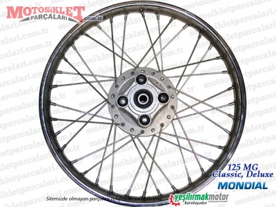 Mondial 125 MG Classic, Deluxe Arka Teker Tel Jant