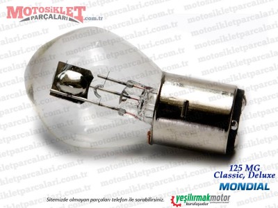 Mondial 125 MG Classic, Deluxe Far Ampülü, Büyük (35/35W)