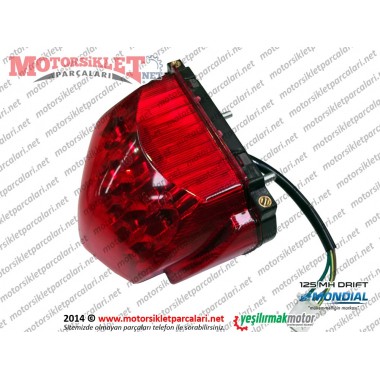 Mondial 125 MH Drift Arka Stop Lambası Komple