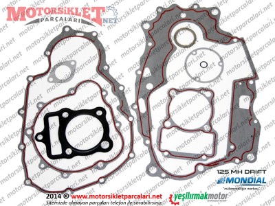 Mondial 125 MH Drift Conta Takımı