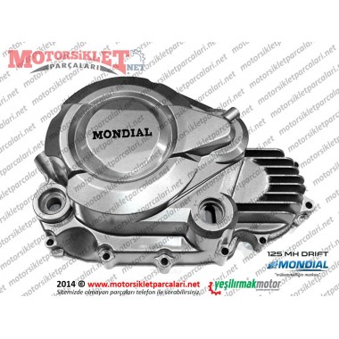 Mondial 125 MH Drift Şanzıman, Krank Kutusu Sağ Kapak muadil gri