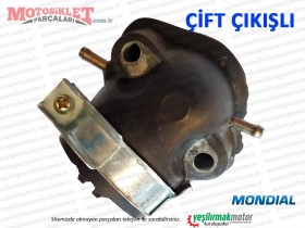 Mondial 125 MT Karbüratör Manifoldu - ÇİFT ÇIKIŞLI