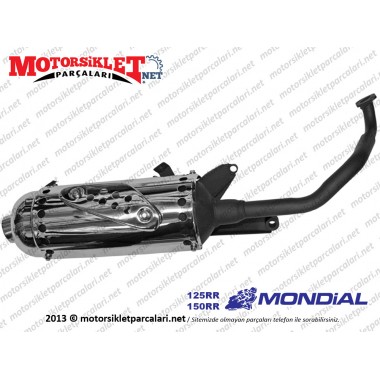 Mondial 125, 150 RR Egzoz - Komple 