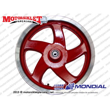 Mondial 125, 150 RR Ön Çelik Jant - GRİ RENK