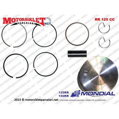 Mondial 125, 150 RR Piston Sekman Takımı