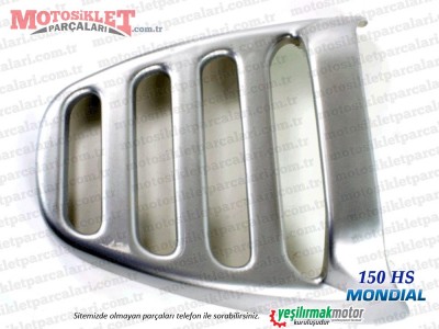 Mondial 150 HS Arka Çanta Demiri Plastiği - gri