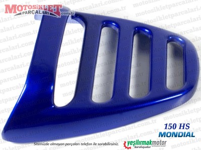 Mondial 150 HS Arka Çanta Demiri Plastiği, Mavi