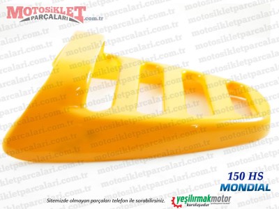 Mondial 150 HS Arka Çanta Demiri Plastiği, Sarı