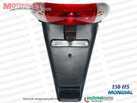 Mondial 150 HS Arka Stop Lambası ve Kuyruk Komple