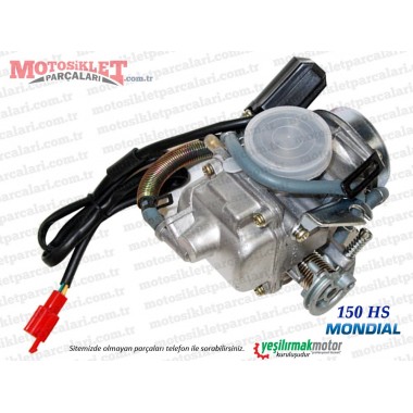 Mondial 150 HS Karbüratör Komple