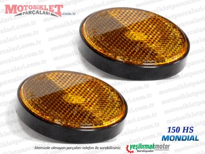 Mondial 150 HS Ön Çamurluk Yan Reflektör Takımı