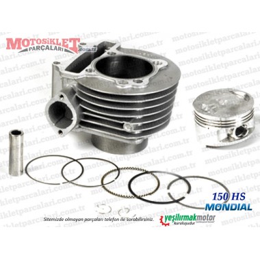 Mondial 150 HS Silindir, Piston, Sekman Seti MUADİL