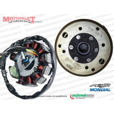 Mondial 150 Mash Alternatör Komple - MUADİL