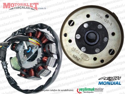 Mondial 150 Mash Alternatör Komple - MUADİL