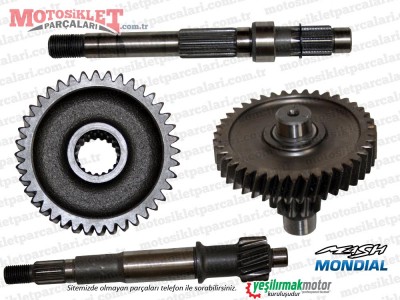 Mondial 150 Mash Şanzıman Komple Dişli ve Mil Seti