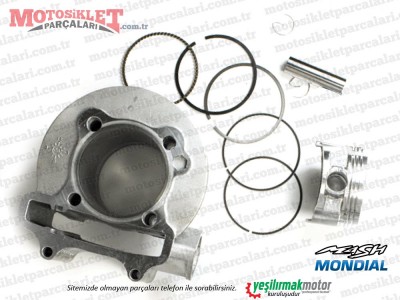 Mondial 150 Mash Silindir, Piston ve Sekman Seti - MUADİL