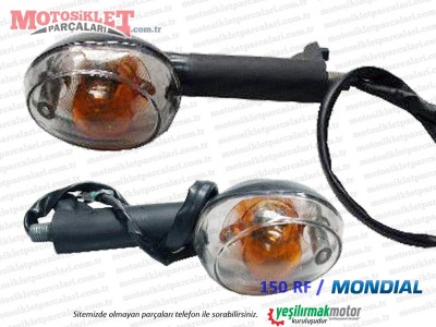 Mondial 150 RF Arka Sinyal Takımı sarı camlı