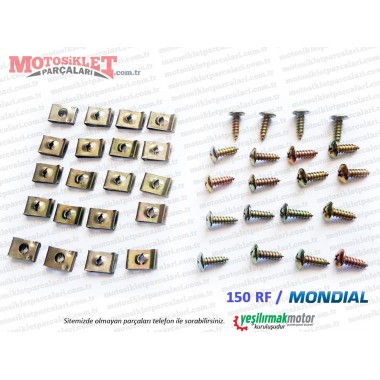 Mondial 150 RF Kaporta Vida Pul Seti (30lu)