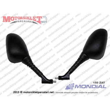 Mondial 150 ZAT Ayna Takımı Mondial 150 ZAT Ayna Takımı