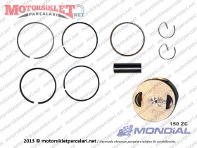 Mondial 150 ZC Piston Sekman Takımı