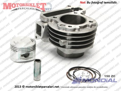 Mondial 150 ZC Silindir, Piston ve Sekman Takımı