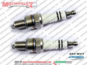 Mondial 250 MCT Chopper Ateşleme Bujisi Takımı 