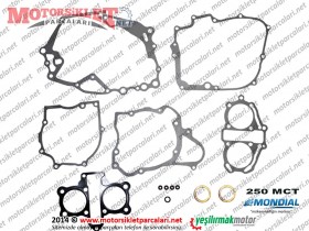 Mondial 250 MCT Chopper Conta Takımı (SUBAP LASTİKLERİ DAHİL DEĞİLDİR !!)