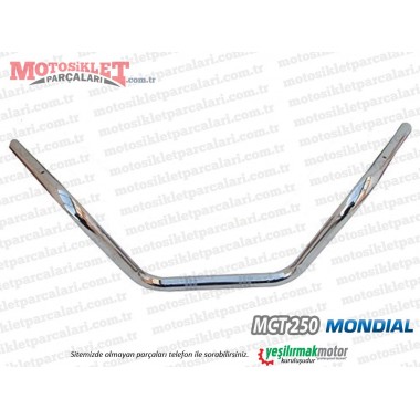 Mondial 250 MCT Chopper Direksiyon, Gidon Borusu - MUADİL (Yüksekliği 2,5cm Kısa)