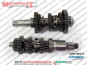Mondial 250 MCT Chopper Şanzıman Vites Dişli ve Mil Grubu Komple 