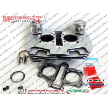 Mondial 250 MCT Chopper Silindir, Piston, Sekman Seti