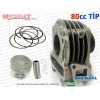 Mondial 50 TT Scooter Silindir, Piston, Sekman Seti - 80CC