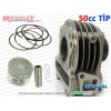 Mondial 50 TT Scooter Silindir, Piston, Sekman Seti - 50CC