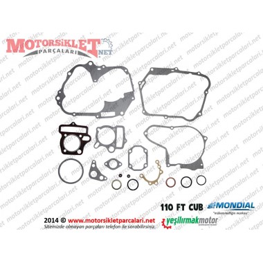 Mondial 110 FT Cub Conta Takımı 