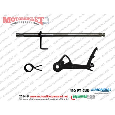 Mondial 110 FT Cub Vites Değiştirme Mili Komple