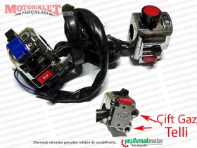 Ramzey QM250 Chopper Kumanda Paneli, Sağ - Sol Takım