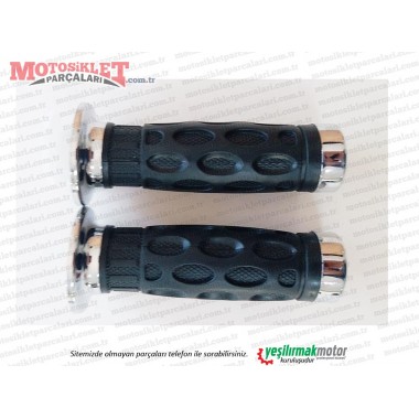 Çelik Crown XY150 Chopper Gaz Kolu ve Sol Elcik Takımı - TİP 1