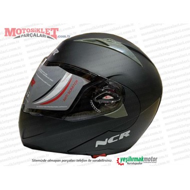 NCR Çene Açılır Gözlüklü Kask 2. Kalite