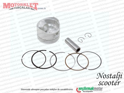 Nostalji Scooter Piston Segman Seti