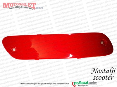 Nostalji Scooter Sele Altı Dekoratif Kapak