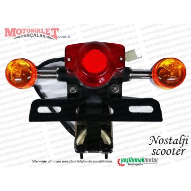 Nostalji Scooter Stop Komple