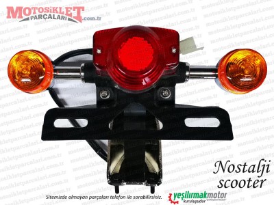 Nostalji Scooter Stop Komple