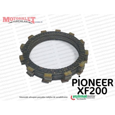Pioneer XF200 Chopper Debriyaj Balatası Takım