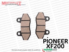 Pioneer XF200 Chopper Ön Fren Balatası Tip 1