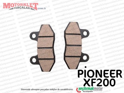 Pioneer XF200 Chopper Ön Fren Balatası Tip 1