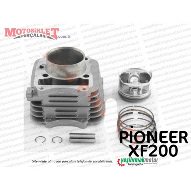 Pioneer XF200 Chopper Silindir Piston Segman Seti