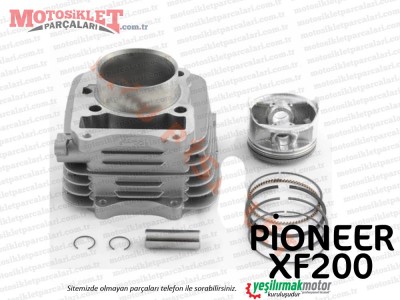 Pioneer XF200 Chopper Silindir Piston Segman Seti