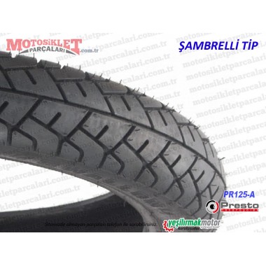 Presto PR125-A Ön Dış Lastik - Şambrelli Tip 2.75x18 Swallow