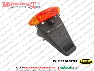 Presto PR150T Scooter Arka Stop Ve Kuyruk Komple