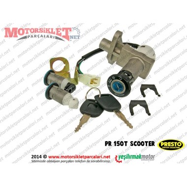 Presto PR150T Scooter Kontak seti